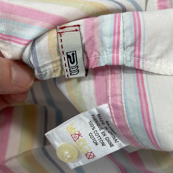 VINTAGE Private Member striped shirt, Size L/G - Picture 6 of 12